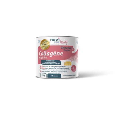 Marine Collagen with hyaluronic acid and vitamin C, anti-aging, skin beauty